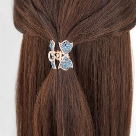 yangzerang Rhinestone Butterfly Hair Claw Clips Vintage Hairpin Small Jaw Claw Hair Clip Pin Crystal Rhinestones Hair Barrettes Fashion Headwear Hair Accessories for Women