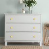 Wekuw Pack of 6 Cabinet Knobs, Furniture Knobs, Brass Drawer