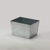 American Metalcraft BEVG129 Galvanized Beverage Tub, Rectangular, Silver, Half-Size