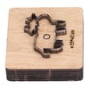Cutting Die Cow Shape 55x42mm Leather Punching Mold Alloy Steel