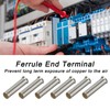 1000Pcs Wire Ferrule Copper Crimp Connector Tinned Wires Ferrules Kit