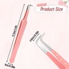 Lash Tweezers for Eyelash Extensions,High Precision Fiber Tip Tweezers 90
