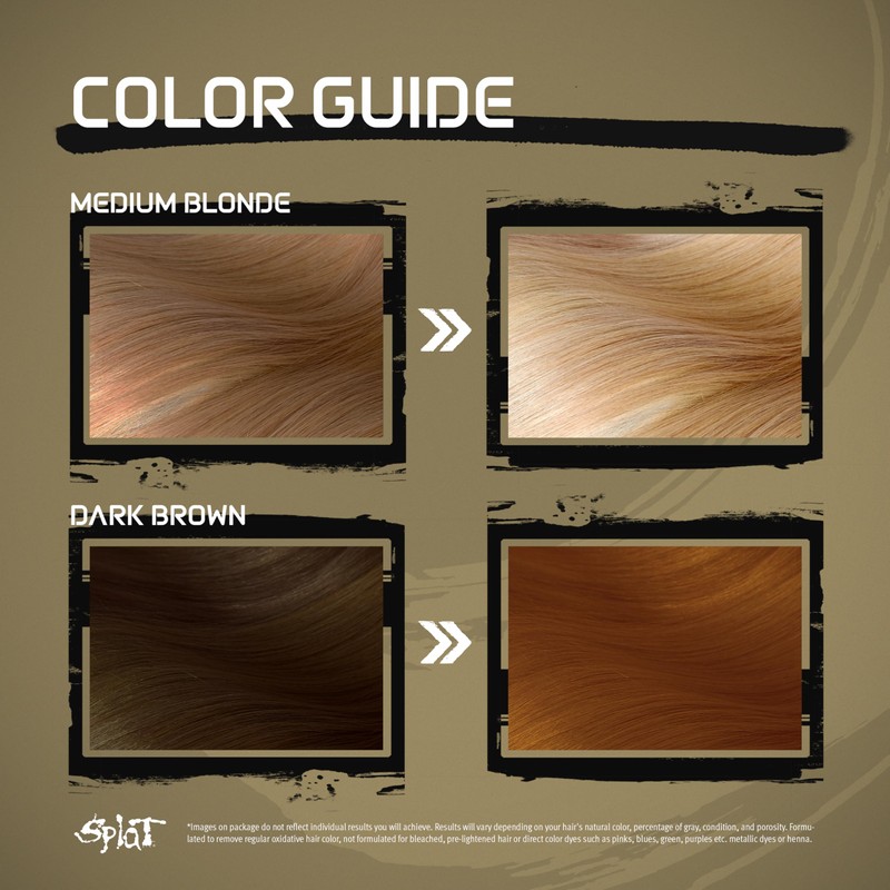 Splat Lightening Bleach Kit, 1 Application, Includes Oxide, Lightening Bleach