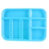 Dental Instrument Divided Tray, Autoclavable Divided Setup Tray, Divided Separate