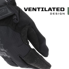 Mechanix Wear: Tactical Specialty Vent Tactical Gloves, Touch Capable, High Dexterity, Gloves for Airsoft, Paintball, and Field Work, Work Gloves for Men (Black, X-Large)