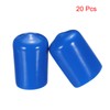 sourcing map 20pcs Rubber End Caps 14mm ID Vinyl PVC