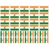 40 Removable Stickers: Indian Flag, India Party Favors, Decals