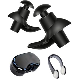 Lumbor37 Tapones para Oídos, Tapones Oídos para Natación, Impermeables y Reutilizables, Tapones de Silicona para Dormir Reducción del Ruido Concierto, Earplugs para Dormir, Viaje
