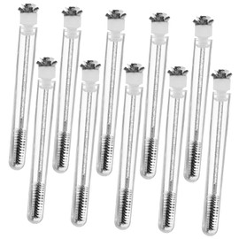 Minkissy Lash Volume 10pcs Mascara Brush Tube Eyelash Curling Brush Set Eyebrow Makeup Applicators Spoolies for Women