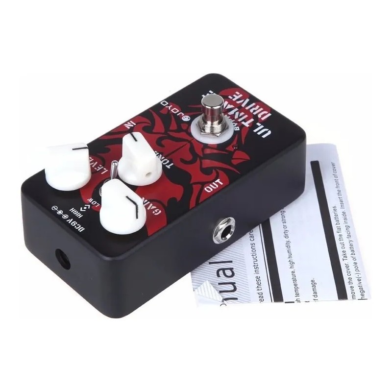Pedal de efecto Joyo Vintage Ultimate Drive JF-02 negro