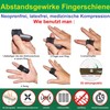 IRUFA, FS-OS-11.3D Breathable Finger Splint Trigger Finger Splint Straightener Curved
