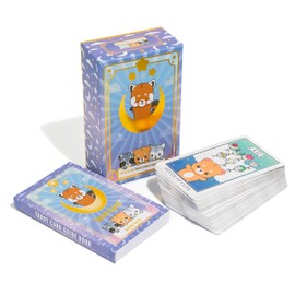 Eighty Eight Miracles Tarot Cards - Red Panda & Friends - Oracle Cards for Beginners - Includes Guide Book of Symbolic Tarot Meanings, Online Course & Exclusive Community for Beginners & Advanced