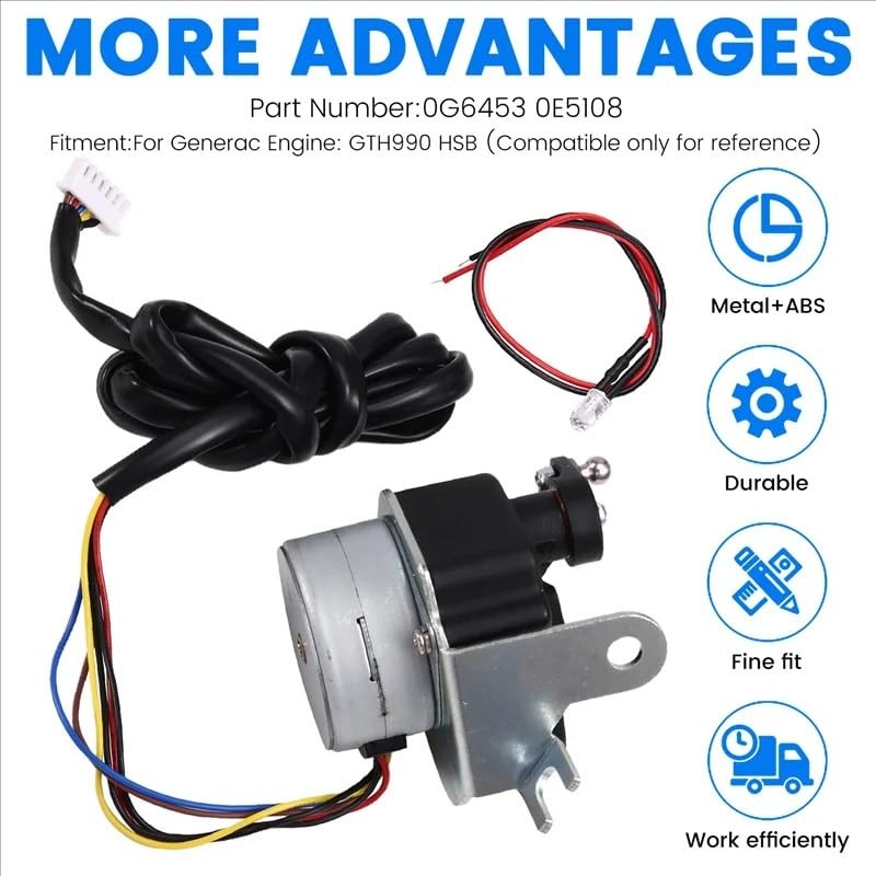 Stepper Motor Assembly 0G6453 0G6454 - Compatible with GTH990 HSB