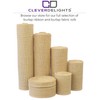 CleverDelights 6" Premium Burlap Roll - 10 Yards - No-Fray