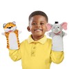 Melissa & Doug Safari Buddies Hand Puppets, Set of 6