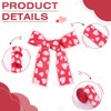 CABODYALS 10M 65mm Love Ribbon Red Polyester Printed Valentine Wired
