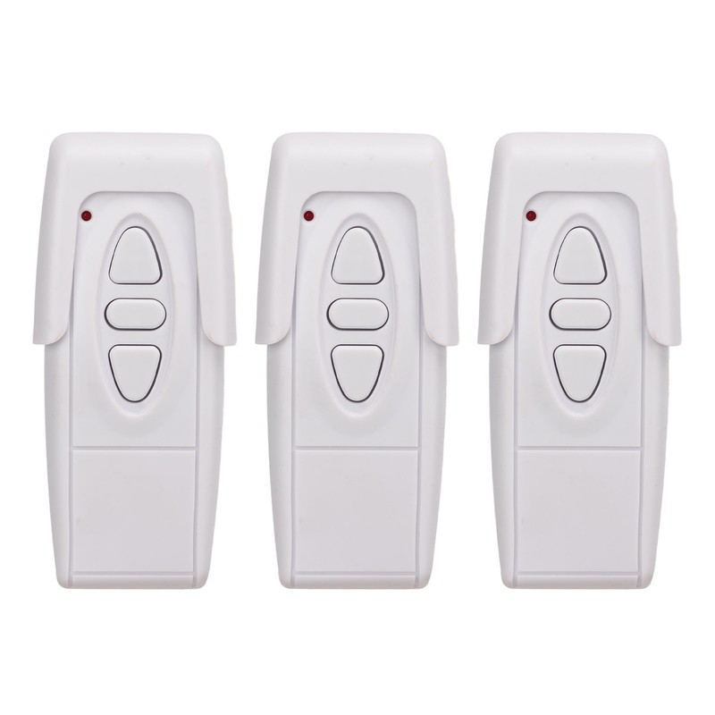 3PCS 433Mhz Garage Door Wireless Button Switch Garage Door Remote