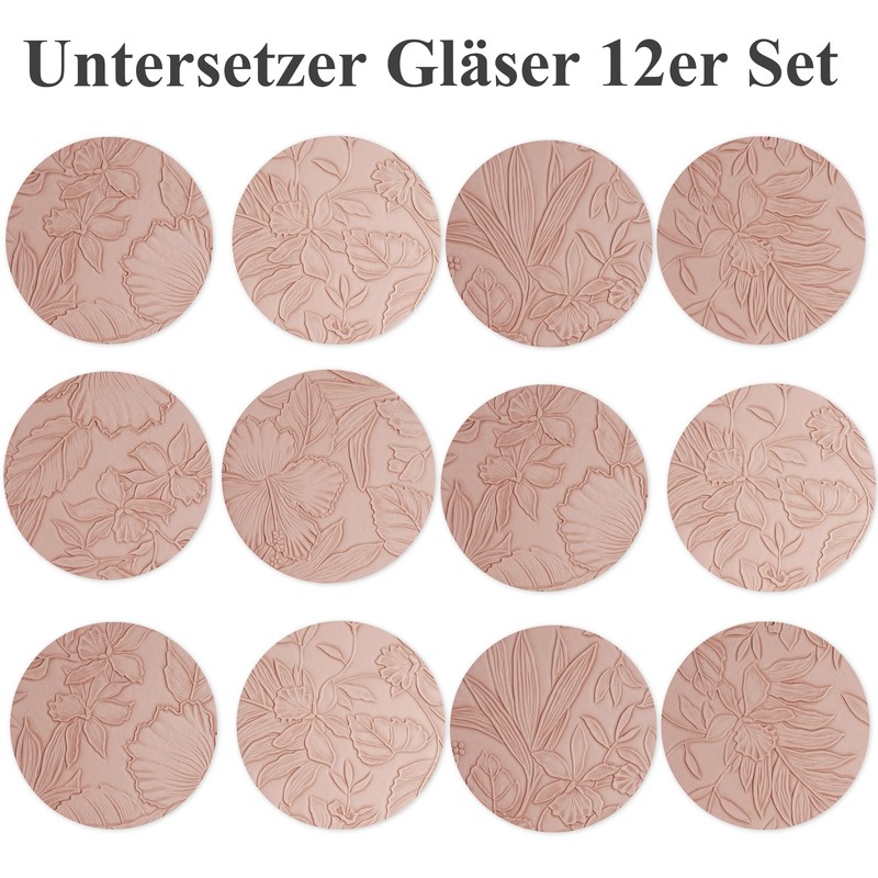 Czzmy Car Coaster 12 Pack Car Cup Holder Coaster Set