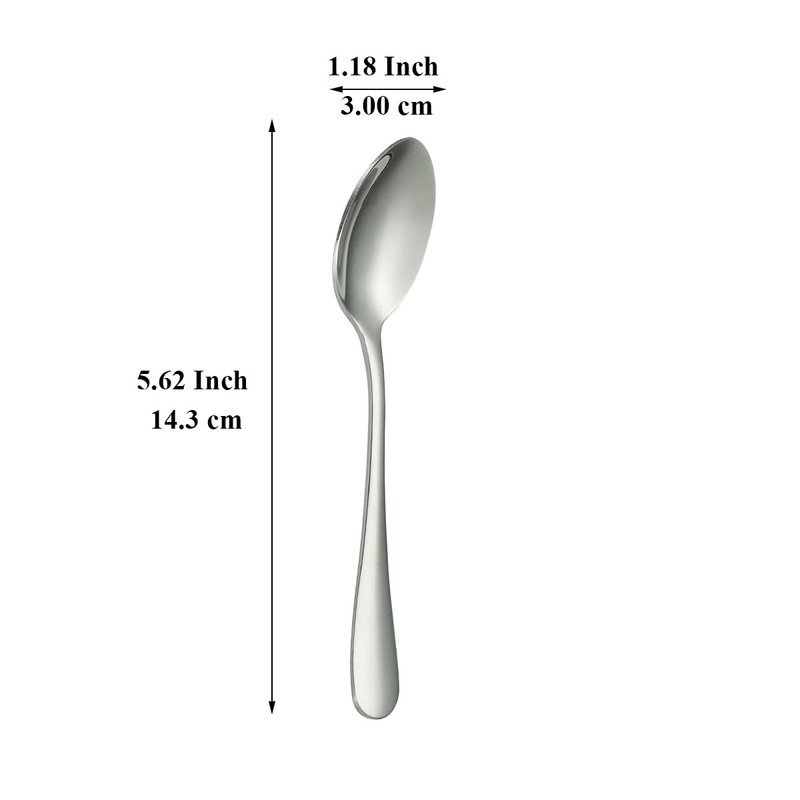 Evanda Tea Spoon, 12 x 14 cm, Stainless Steel Coffee