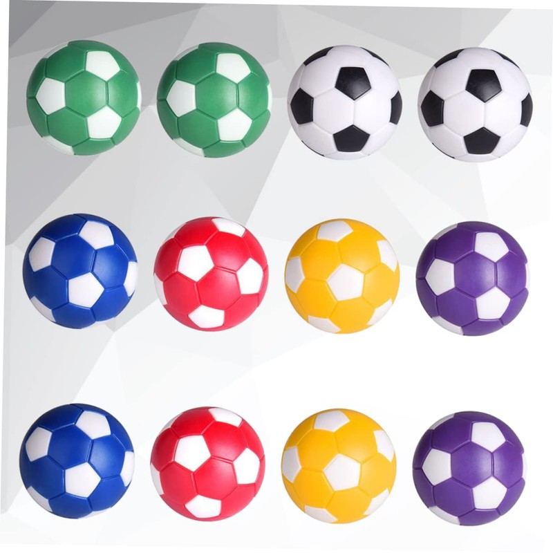Kisangel Table Football Ball Accessories 6pcs Mini Replacement Foosballs for