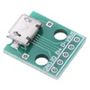 10Pcs USB to DIP Board, 5 Pin USB Micro Breakout