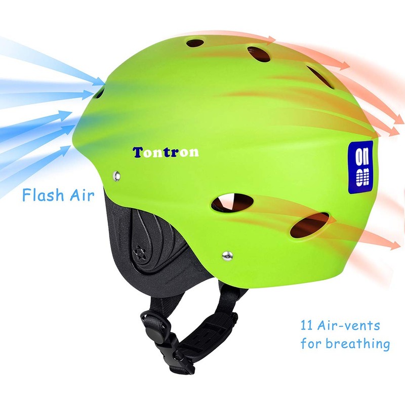 Tontron Classic Wakeboard Kayak Kite Surf Water Sports Helmet (Matte