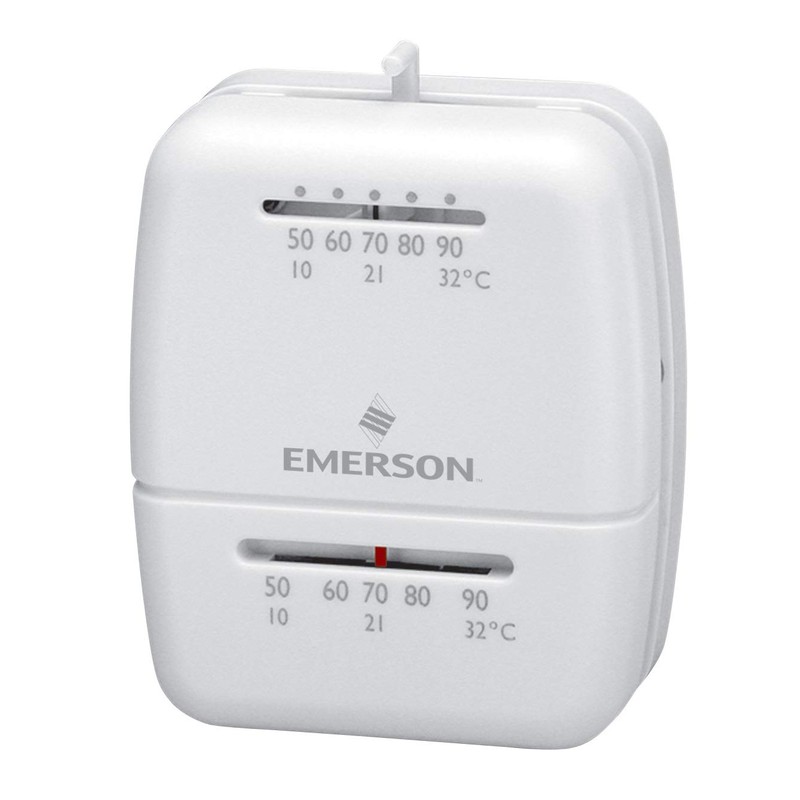 Emerson Thermostats Emerson 1C20-102 Gas, Oil And Electric Thermostat, White