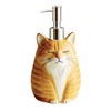 RockTrend Cat Ceramic Soap Bottle Lotion Bottle Soap Dispenser with