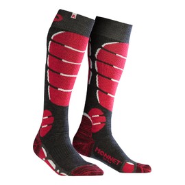 MONNET SKI Medium Socks, Rouge, 4546