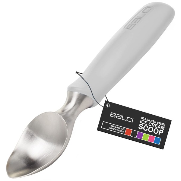 BALCI Ice Cream Scoop - Heavy Duty Stainless Steel Icecream