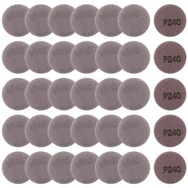 LEONTOOL 2 Inch Mesh Abrasive Mesh Sandpaper Hook and Loop Sanding Discs 240 Grit, Pack of 35 Dust Free Net Sandpaper Abrasives Pads Drywall Sander Sandpaper for Metal, Wood, Composites