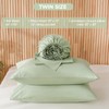JSD 100% Cotton Sheet Set Twin, Sage Green Cooling Bed