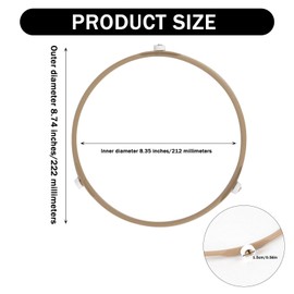 Apvok 8.7" Microwave Turntable Ring with 17mm Wheel Glass Plate Rotating Roller Ring Outer Diamater 8.7"/220mm Durable Spinner Microwave Oven Glass Plate Tray Support Holder for Replacement Parts