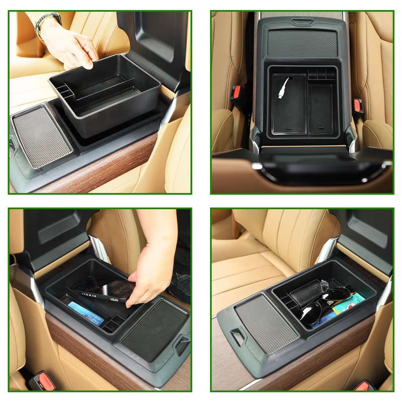 PIUGILH Center Console Storage Box Compatible with Land Rover Range
