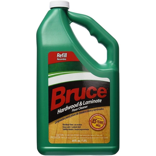 Bruce Hardwood and Laminate Floor Cleaner for All No-Wax Urethane Finished Floors Refill 64oz - Pack of 3 (2 Count)