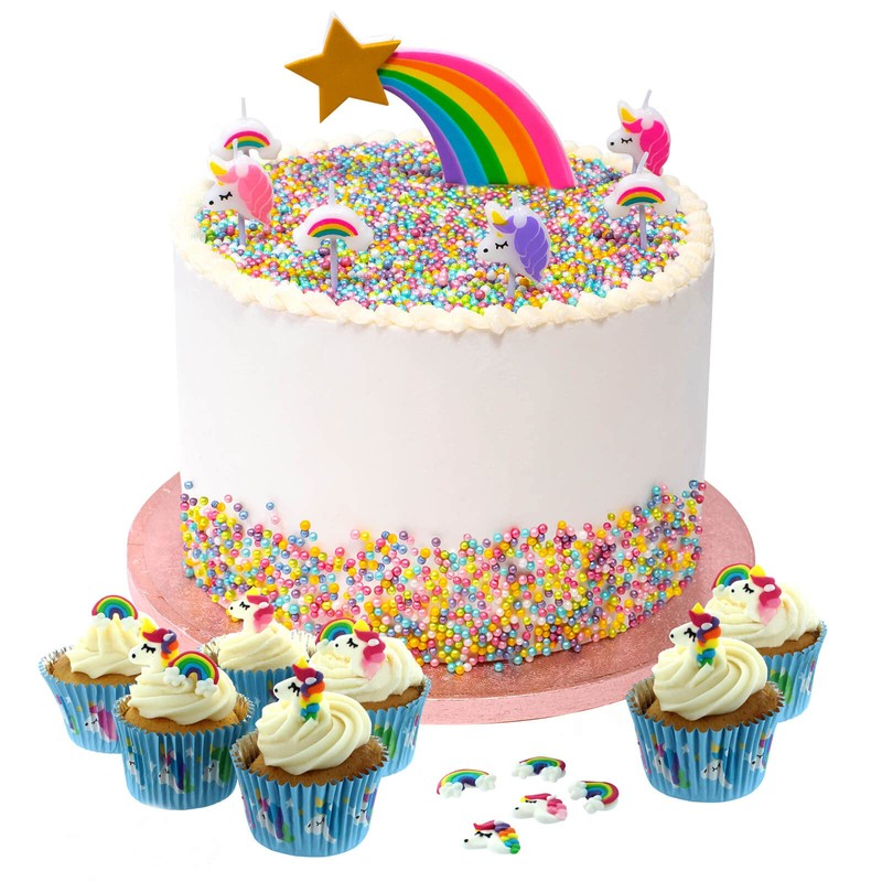 Baked With Love Unicorn Foil Lined Baking Cases, Cupcake Cases,