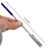 A2Z-VL003 Stainless Steel Micro Lab Scoop Half Rounded Spoon Spatula