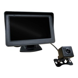 Broadwatch Ultra Compact Security Camera, 4.3-Inch Monitor Set, Waterproof, Outdoor Use, Night Shooting, Wide Angle Lens