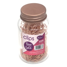 Metal Paper Clips (50mm) - Rose Golden