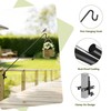 2 Packs Extended Fence Deck Heavy Duty Bird Feeder Hook,