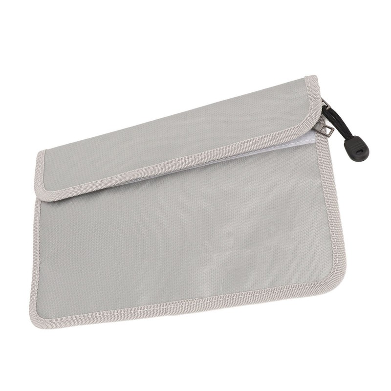 Fireproof Document Bag High Temperature Resistant File Safe Pouch with