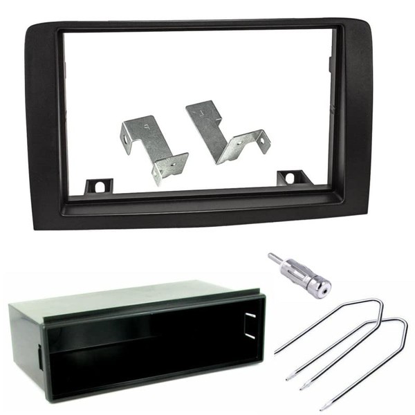 Sound-way - Single/Double DIN Car Radio Frame Installation Kit, 1