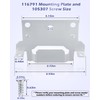 IWIWE Replacement for IKEA Bed Frame Part #116791 Mounting Plate