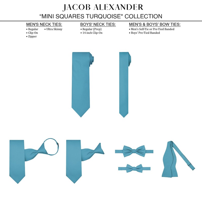 Jacob Alexander Corbata para el cuello con clip para hombre,