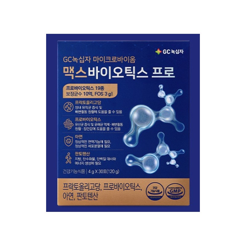 GC녹십자 마이크로바이옴 맥스바이오틱스 프로 30p, 120g, 6개 GC Green Cross
