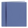 Pioneer Snapload 12x12 Fabric Ribbon Cover Scrapbook, Blue