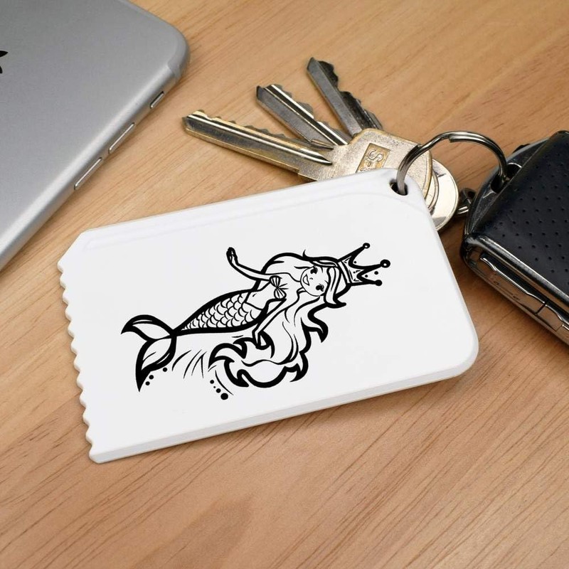 Azeeda 'Mermaid Princess' Plastic Ice Scraper (IC00037108)