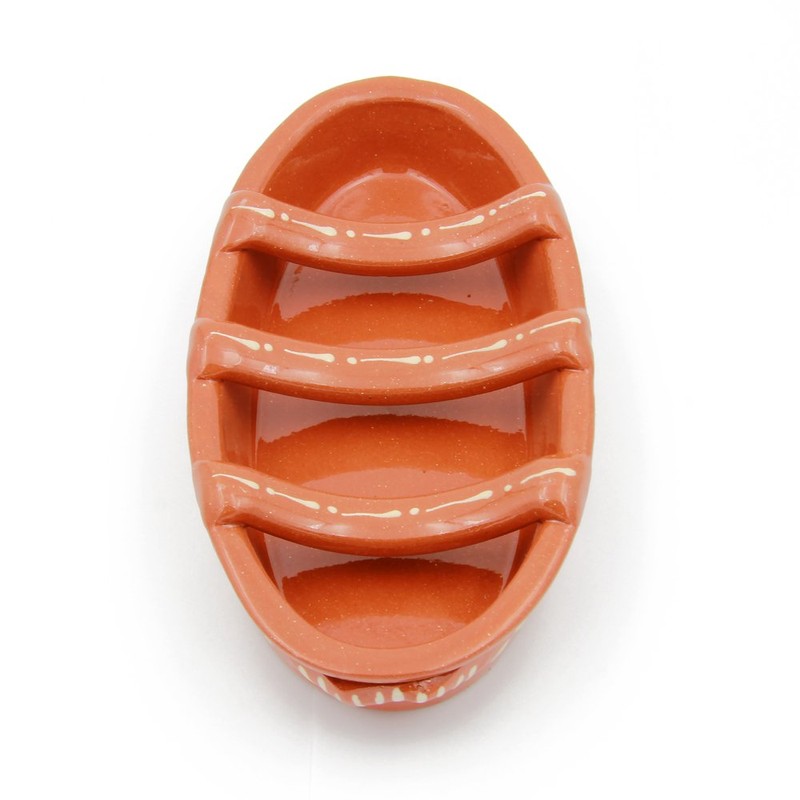 Ceramica Edgar Picas Traditional Portuguese Clay Terracotta Sausage Roaster (N.