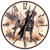 Decorative Concepts Hunting Dog Wall Clock Black Labrador Retriever