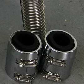 National Speed Automotive Supply 1963 - 1972 Corvette 48 Stainless Steel SS Radiator Hoses Kit